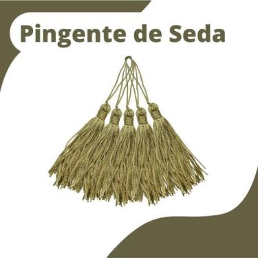 Imagem de Pingente De Seda Tassel - Franja - Caqui - Com 50 Unidades - Nybc