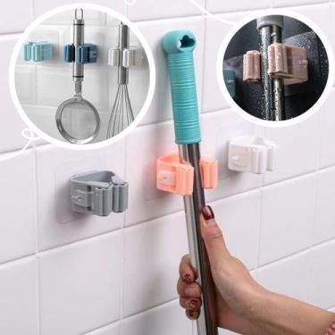 Imagem de Suporte Para Vassoura Gancho Organizador De Parede Rodo - I Love Novid