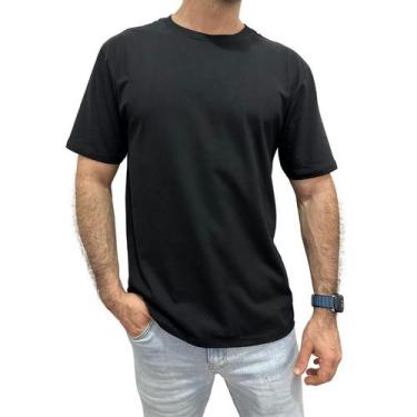 Imagem de Camiseta masculina lisa básica Branca/Preta/Caqui gola redonda - BUCCI