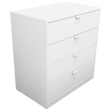 Imagem de Cômoda Multiuso 4 Gavetas Sapateira/Guarda Roupas 100% Mdf - BELLI MÓV