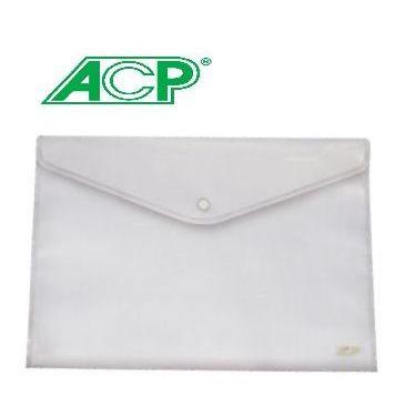 Imagem de Pasta A4 C/ Botão De Pressão Cristal ACP Pacote C/30 Unidade