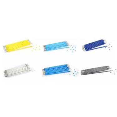 Imagem de borracha aparelho ortodôntico - kit com 6 pacotes sortidos - Morelli