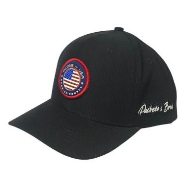 Imagem de Boné Pachecos Brand - 015 american, Preto, adulto