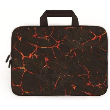 Imagem de HAPLIVES Capa para tablet infantil universal de 7 a 9 polegadas portátil de neoprene com zíper para iPad Mini 5 4 3 2 1, Galaxy Tab A 8.0 (Fire Rock)