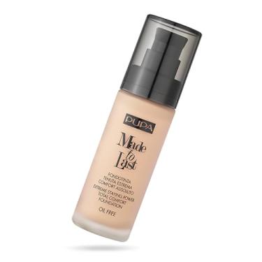 Imagem de PUPA Milano Made To Last Extreme Staying Power Total Comfort Foundation - Extreme Hold Fluid Foundation - Long Lasting And Weather Resistant - Medium To High Coverage - Medium Beige - 1.01 Oz