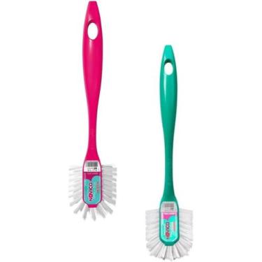 Imagem de Kit 6 Escova Longo Alcance Com Cabo Multiuso Noviça Bettanin, Verde