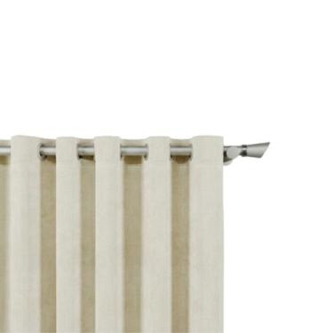 Imagem de Cortina com Toque Macio 400 X 230 Cm Velus Bege - Belchior