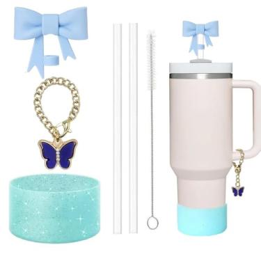 Imagem de Genérico - Conjunto de Acessórios para Copo Stanley, Acessórios de 6 peças para Stanley Cup (Azul)