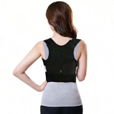 Imagem de Corretor Postural Cinta Corretiva Postura Coluna Alivia Dor - mmmagazi