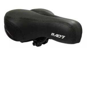 Imagem de Selim Confortável 2 Molas Vazado c/ Fita Refletiva - Rad7