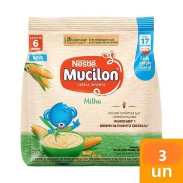 Imagem de Kit 3 mucilon milho sache 360g - Nestlé