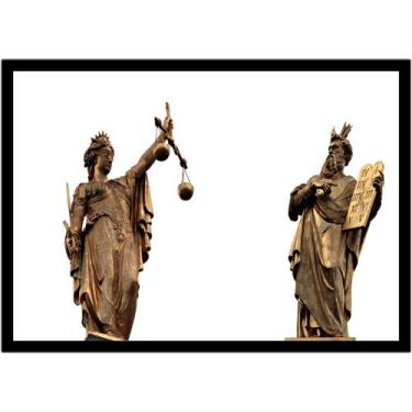 Imagem de Quadro Decorativo Direito Advogados Deusa Têmis Advocacia Justiça Sala