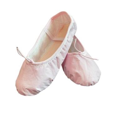 Imagem de Sapatilha Infantil Menina Ballet Balé Meia Ponta Sintética Bailarina -