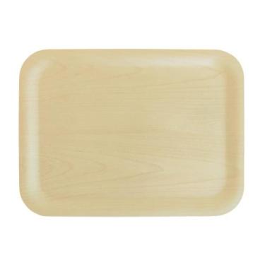 Imagem de Bandeja Retangular Plywood Compensado 28x21x1,5cm Saldão - Lila Home