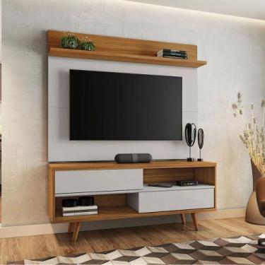 Imagem de Rack 1180 notável + painel 1185 notável freijó/off - Village Móveis