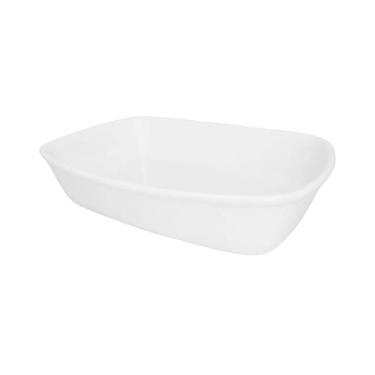 Imagem de Travessa Refratária Assadeira Bake Grande Porcelana Oxford, Branco