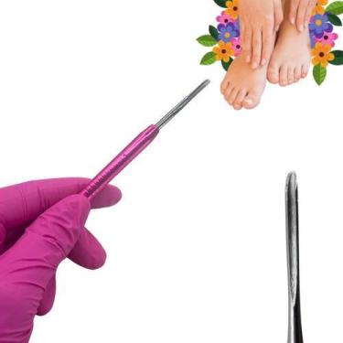Imagem de Bisturi Goiva 207 Remoção De Unha Encravada Podologia Rosa - Jon Indús