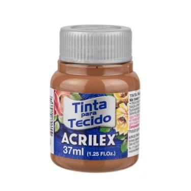 Imagem de Tinta Para Tecido 37 ML Acrilex Fosca Pintura Artesanato - Metallica A