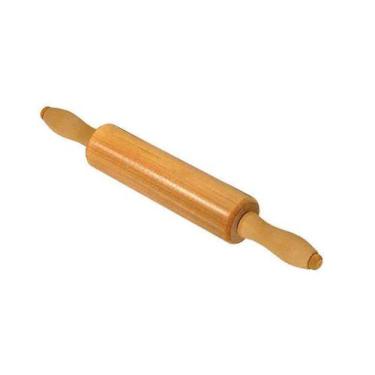 Imagem de Rolo de Madeira para Massa de Pizza e Pão 44 cm - EDAL