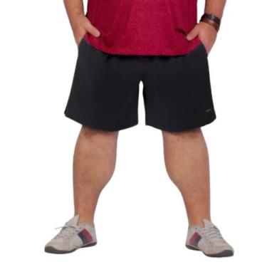 Imagem de Bermuda Masculina Plus Size Shorts Elástico Tactel Elastano - Contra R