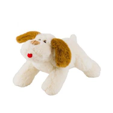 Imagem de Cachorro Branco Brincando 31cm Pelúcia - Fofy