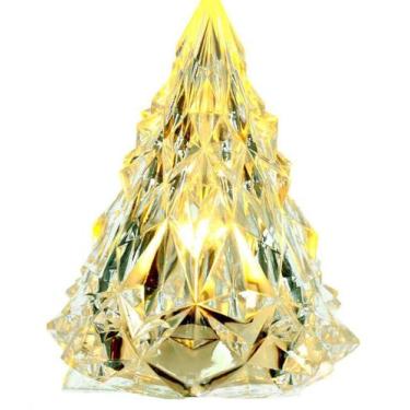 Imagem de ARVORE ACRILICO NATAL C/LED (BRANCO QUENTE) 6X4,5cm - Flor Arte
