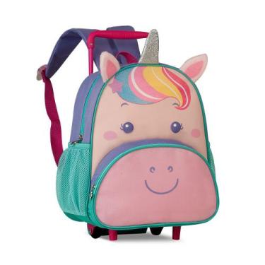 Imagem de Mochila Infantil Rodinha Escolar Menina Menino de rodinha - Clio Pets,