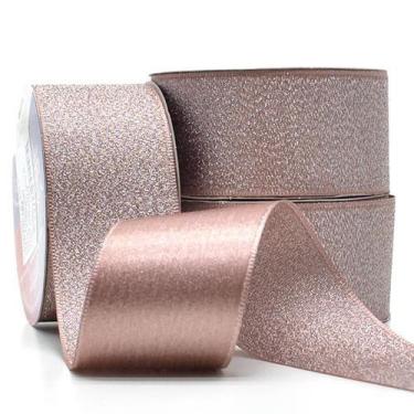 Imagem de Fita de Cetim Com Lurex Prata Nº 09 38mm Com 10 Metros - Cinderela, 15
