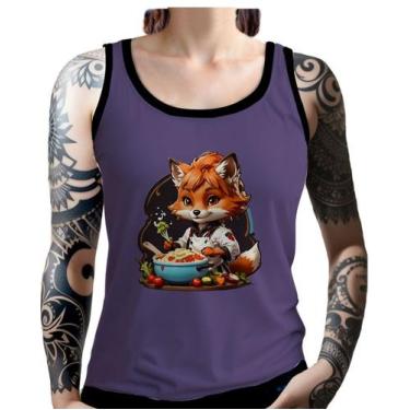Imagem de Regata Camiseta Tshirt Chefe Raposa Cozinheira Cozinha 2 - Enjoy Shop,