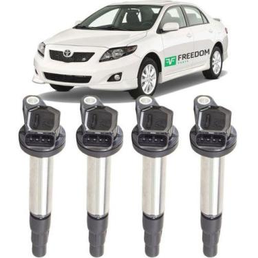 Imagem de Bobina de ignição toyota corolla 1.8 2.0 2009 á 2018 4 pinos kit c/4 u