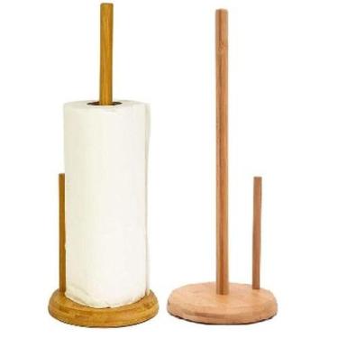 Imagem de Suporte de Bambu para Papel Toalha 28CM 2447321 - Quanhe