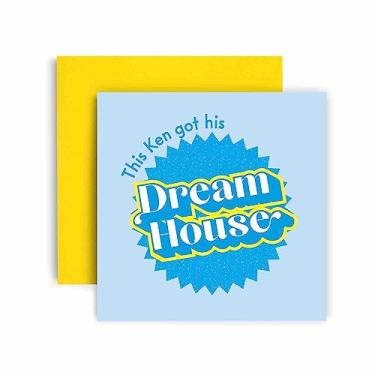 Imagem de Huxters Dreamhouse New Home Cartão de Parabéns New House – Off to Uni - New Home Couples - Dream House 14,8 cm (Sua Casa dos Sonhos)