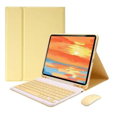 Imagem de Capa Para Tablet, Capa + Mouse e Teclado Magnético Bluetooth Destacável Para Samsung Tab S9 Ultra 14.6 Polegadas