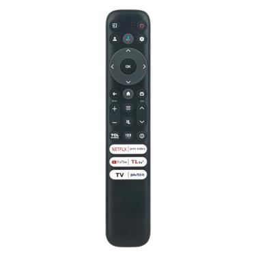 Imagem de Controle remoto de voz de substituição RC813 FMBG compatível com TCL TV 75QM850G 85QM850G 98QM850G 32S350G 40S350G 43S350G 55Q650G 98S550G 65QM850G 43S450G 50S450G 50G, 55 S450G 85S450G 75Q650G