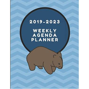 Imagem de 2019-2023 Weekly Agenda Planner: Wombat Themed Five Year Logbook