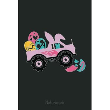 Imagem de Kids Monster Truck Easter Bunny Happy Easter Toddler Boy Kids Notebook Inspirational Design: Funny Monster Trucks Gifts for Kids Great Kids Appreciation Thank Gag Gifts for Girls Toddler Boys Dad Mom