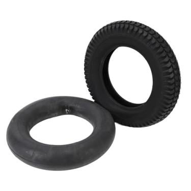 Imagem de 3.00 8 Conjunto de Pneus e Tubos Internos, Tubos Internos de Pneus de Carrinho de Mão de 14 Polegadas para Serviços Pesados ​​para Caminhões Manuais, Cortadores de Grama Com