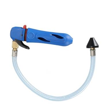 Imagem de Pistola de Drenagem Rosqueada, Limpador de Pistola de Drenagem de Cartucho de CO2 Versátil e Eficiente Com Mangueira Flexível para Kit Abridor de Transmissor de Linha de (Azul)