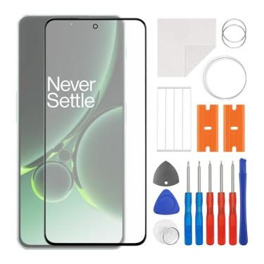 Imagem de SwarKing Nova substituição da tela de vidro da lente externa frontal para 1+Nord 3 com kit de ferramentas de reparo gratuito (sem toque LCD e digitalizador)