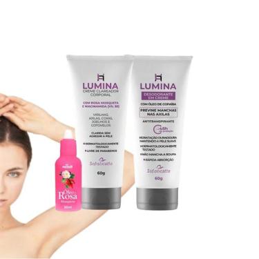 Imagem de Desodorante + Clareador + Óleo Mosqueta Kit P/ Clarear Axila - Sofisti