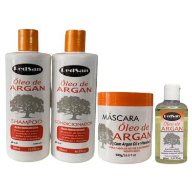 Imagem de Kit Argan Bomba De Hidratação 4x1 - Redsan Cosméticos