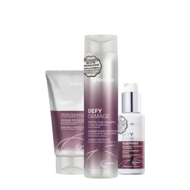 Imagem de Kit Joico Defy Damage Protective Shampoo Máscara Leave-in (3 produtos)