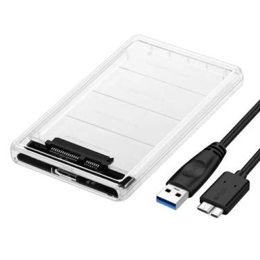 Imagem de Case Gaveta Estojo Monte HD Externo 2.5" SATA III USB 3.0 6Gbps Cores 