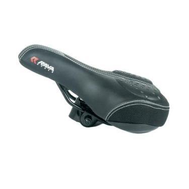 Imagem de Banco Selim RAVA Mtb Preto 270X160Mm Com Gel Bike Anti-Prostático