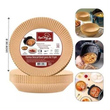 Imagem de 200 Formas Descartáveis Air Fryer Microondas Forno Elétrico - Top Chef
