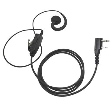 Imagem de PZYPYM C Fone de ouvido giratório PTT Walkie Talkies para adultos com rádio amador para Baofeng Arcshell Kenwood Btech bf-f8hp k5 Plus uv-17 uv-17r uv-21r uv5r rt19 rt21 Ar-6 Uv-5r Gm-15