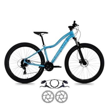 Imagem de Bicicleta Aro 29 Absolute Hera 24 V MTB Aluminio Freio Hidráulico Suspensão 80mm Feminina (Azul, 17)