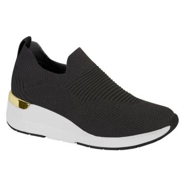 Imagem de Tênis Modare Comfort Anabela Kinit Casual Feminino Preto