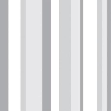 Imagem de Papel De Parede 10m Adesivo Lavável Bebê Cinza Listras