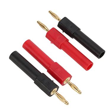 Imagem de Adaptador de Plugue de Banana 5set PA Material de Latão de 2 Mm a 4 Mm Conector Feminino Red Black Forte Conectividade para Vários Instrumentos Eletrônicos Equipamento Industrial